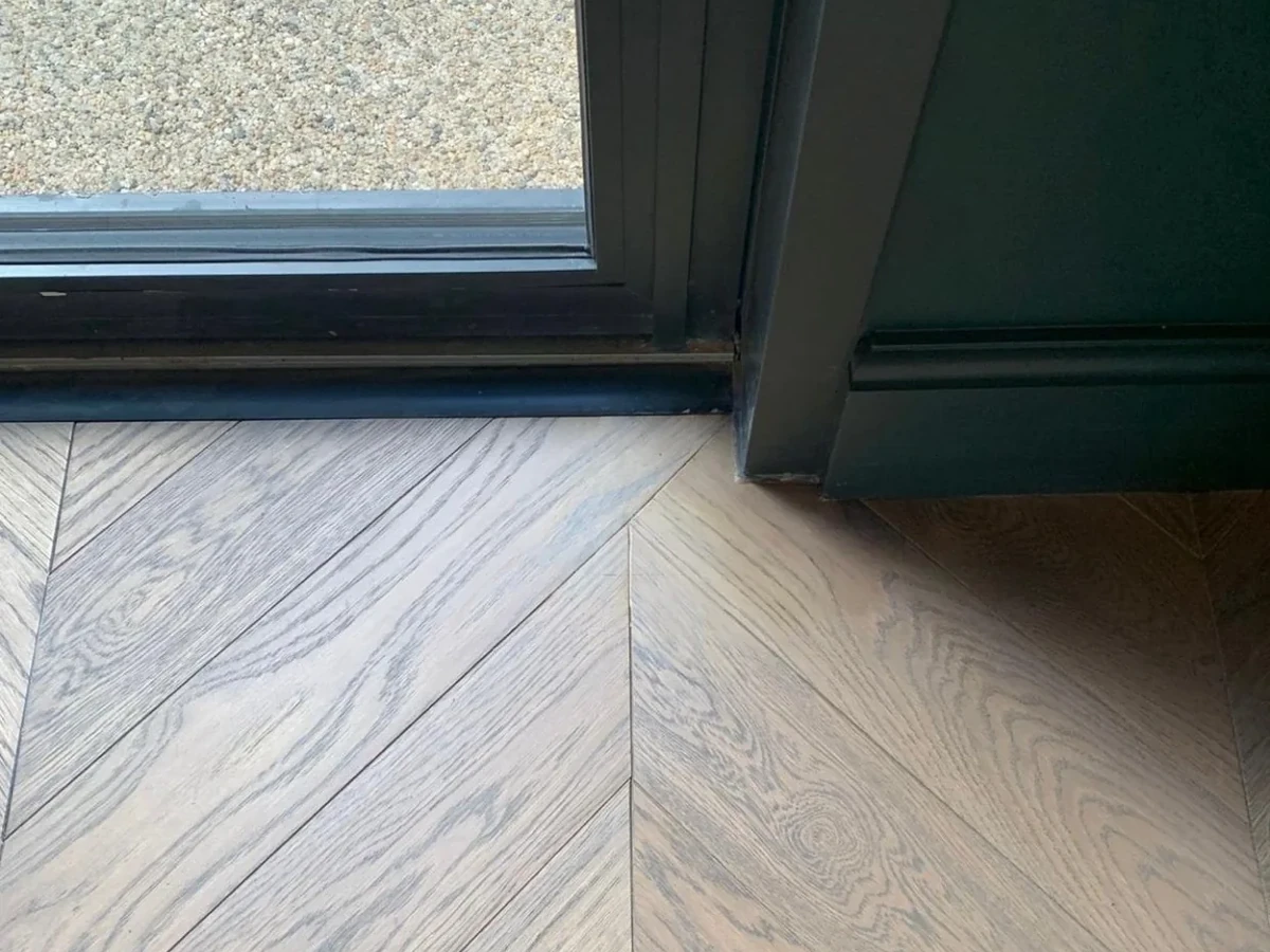 Timber floor colour & finish restoration after repair